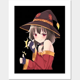 Konosuba Smiling Megumin! Posters and Art